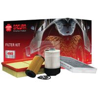 Sakura Filter Service Kit for Nissan Navara D23 NP300 YS23DDT 2.3 CRD 05/2015-on