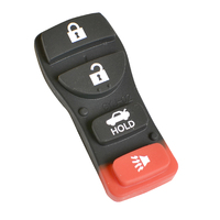 MAP Key Fob Remote Button for Nissan 4 Button Kidney Shape KF304