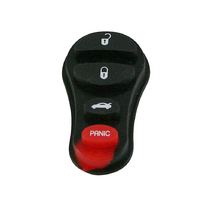 MAP Key Fob Remote Button For Chrysler 4 Button Kidney Shape KF340