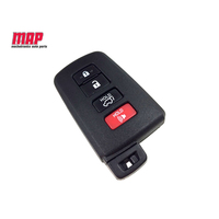 MAP Key Fob Remote Replacement Shell & Buttons for Toyota 4 Button Keyless KF451