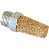 Kinsler Nozzle Air Filter Sintered Bronze With 1/8" NPT Thread