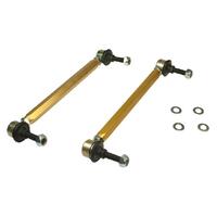 Whiteline Front Sway Bar Link Assembly Heavy Duty Adj Steel Ball for 10mm ball stud 255-280mm KLC140-255