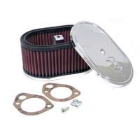 K&N Custom Air Filter 7" x 4.5" x 3-1/2" Dellorto DHLA 40,45,48 56-1320