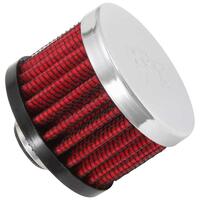 K&N Clamp-On Vent Filter 2 OD x 1-1/2 H With 3/8" (10mm) Hole 62-1320