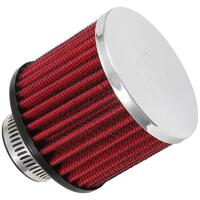 K&N Clamp-On Vent Filter 3 OD x 2-1/2 H With 1-1/4" (32mm) Hole 62-1390