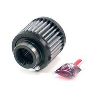 K&N Clamp-On Vent Filter 3 OD x 2-1/2 H With 1-3/8" (35mm) Hole 62-1430