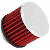 K&N Clamp-On Vent Filter 3 OD x 2-1/2 H With 1-3/8" (35mm) Hole 62-1440