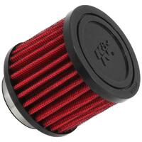 K&N Clamp-On Vent Filter 3 OD x 2-1/2 H With 1-1/2" (38mm) Hole 62-1450