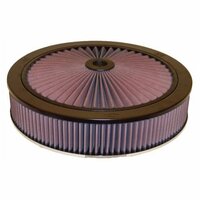 K&N Custom Air Filter Assembly 14 OD x 3" H Neck Size 5-1/8" 66-3010