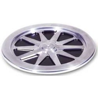 Billet Air Cleaner Lid With Carbon Fibre Insert Suit 14" OD Air Filters