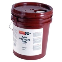 K&N Air Filter Oil 5 US gallon drum (18.92L) Red KN99-0555