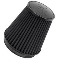 K&N Black Universal Round Tapered Clamp On Filter 6" 7.5" H x 7.5" x 5.250" Top
