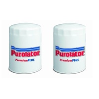 Purolator oil filter x 2 for Holden Commodore 4.2L V8 VH Petrol 253