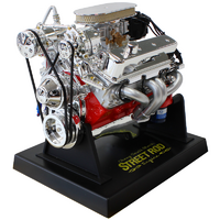 Liberty Classics 1:6 Scale Die-Cast Metal S/B Chev Street Rod Engine 6" high x 6.5" wide x 5" Dia.