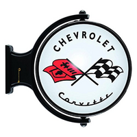 Liberty Classics Revolving Wall Light Suits Chevrolet Corvette Afficionado Collector