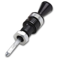 Lokar Anchor-Tight Locking Trans Dipstick 3" Direct Mount For Powerglide Black