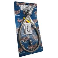 Lokar Anchor-Tight Locking Trans Dipstick Polished for Ford C4 Firewall Mount