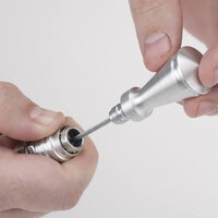 Lokar Anchor-Tight Lock Flex Engine Dipstick Universal Gauge Fit 12" Housing