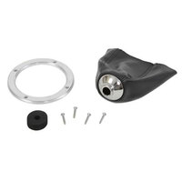 Lokar Classic Shifter Boot with Billet Boot Ring 5-1/4" OD x 4" ID LK-70-BCLB