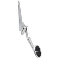 Lokar Mini Oval Accelerator Pedal Rubber Brushed Billet Aluminium LK-BAG-6103