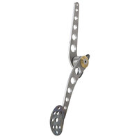Lokar Lakester Steel Accelerator Pedal Raw Drilled LK-BAG-6154