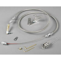 Lokar 36" Duo-Pak Hi-Tech Stainless Steel Accelerator Cable Kit LK-DP-1000HT36