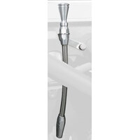 Lokar Braided Stainless Steel Engine Dipstick Small Block Chevy 1980 On