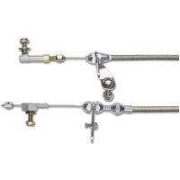 Lokar Hi-Tech Kick Down Kit Braided Stainless Steel Housing GM Powerglide