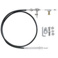Lokar Hi-Tech Kick Down Kit Braided Stainless Steel Housing TH-350 Trans