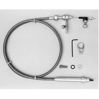 Lokar Polished Hi-Tech Kick Down Kit for Ford FMX Trans LK-KDP-2FMXHT