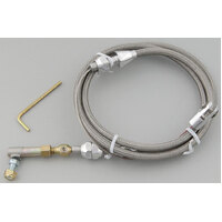 Lokar 36" Universal Polished Hi-Tech Accelerator Cable Stainless Steel Housing