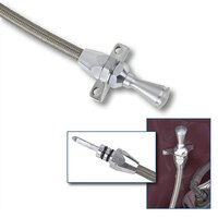 Lokar Hi-Tech Trans Dipstick Powerglide Firewall Mount Aluminium Trans Case Only