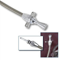 Lokar Hi-Tech Trans Dipstick for Ford AOD Firewall Mount LK-TD-3AODFM