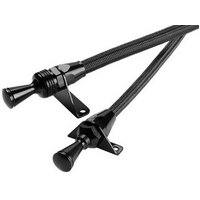 Lokar Anchor-Tight Lock Flex Engine Dipstick Black SB Chev R/H Side 1980-On