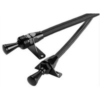 Lokar Flexible Engine Dipstick Black Stainless Steel for Ford 302-351 Cleveland V8