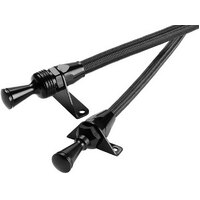Lokar Flexible Engine Dipstick Black Stainless Steel Housing Holden 253-308 V8
