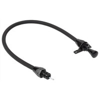 Lokar Black Stainless Steel Trans Dipstick for Ford C-4 Firewall Mount Case Fill