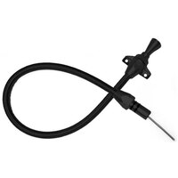 Lokar Black Stainless Steel Trans Dipstick for Ford C-4 Firewall Mount Pan Fill