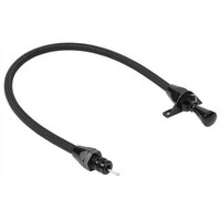Lokar Hi-Tech Black Stainless Steel Trans Dipstick GM Powerglide Firewall Mount
