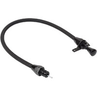 Lokar Hi-Tech Black Stainless Steel Trans Dipstick GM TH700-R4 Firewall Mount