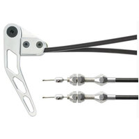 Lokar Hi-Teck Boot Release Cable Kit With Black Handle & Housing Finish RHD