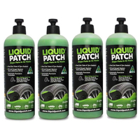 Liquid Patch Tyre Repair 1 Litre Emergency Puncture Sealant 4 PACK BULK BUY