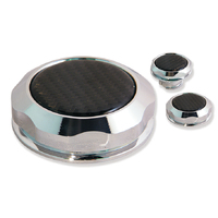 Autotecnica Chrome & Carbon Engine Cap Set For Holden Commodore VT VX VY LS1 LS1CRB