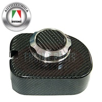 VE COMMODORE BRAKE MASTER CYL CARBON. COVER/CAP COVER