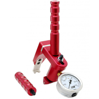 LSM Racing Adjustable On-Head Valve Seat Pressure Tester W/ Slant Or Straight Handle And Convertible Spin-Off Extension.