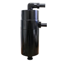 Autotecnica 4X4 Splitflow Catch Can Aluminium Anodised Black 600ml M00ILDS
