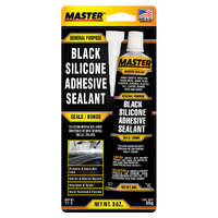 Black Silicone Adhesive Sealant 85g - MASTER - M11-1