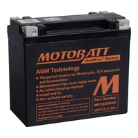 Buell M2 Cyclone Low 2001 AGM MBTX20UHD Motobatt Battery