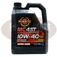 Penrite MC-4ST 4 Stroke Full Synthetic 10W-40 Motorcycle Oil 4 Litre