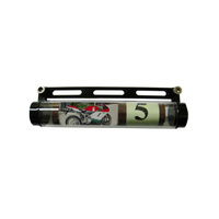 MOTORBIKE REGO HOLDER BLACK
